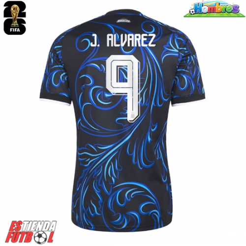 Argentina Julian Alvarez #9 Segunda Equipación Mundial 2026 Manga Corta